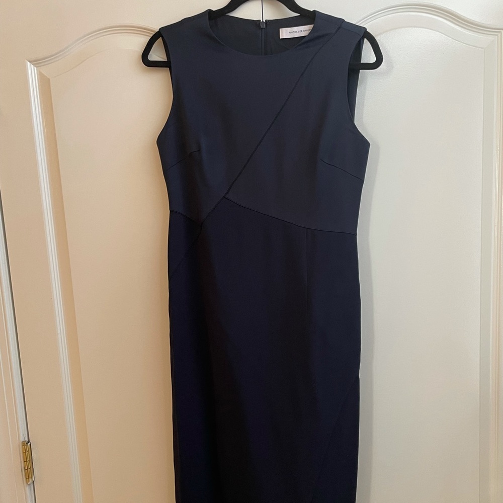 Navy sheath dress